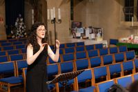 The choir director, Sierra Farquhar-Wulff