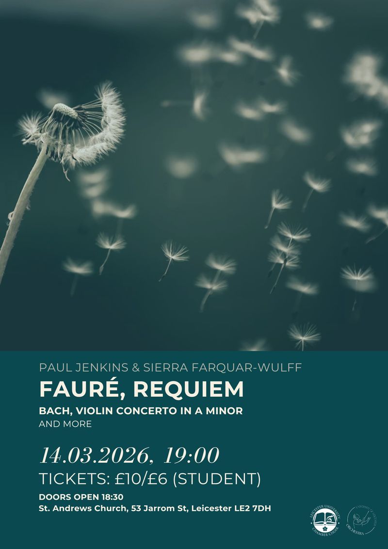 A poter describing the concert. 